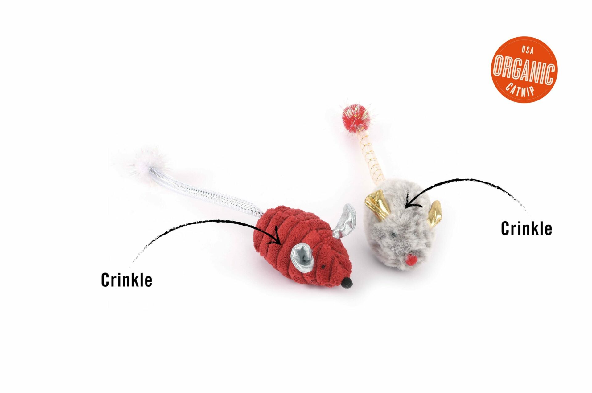Feline Frenzy Critter Twice as Mice Cat Toy - Image 2