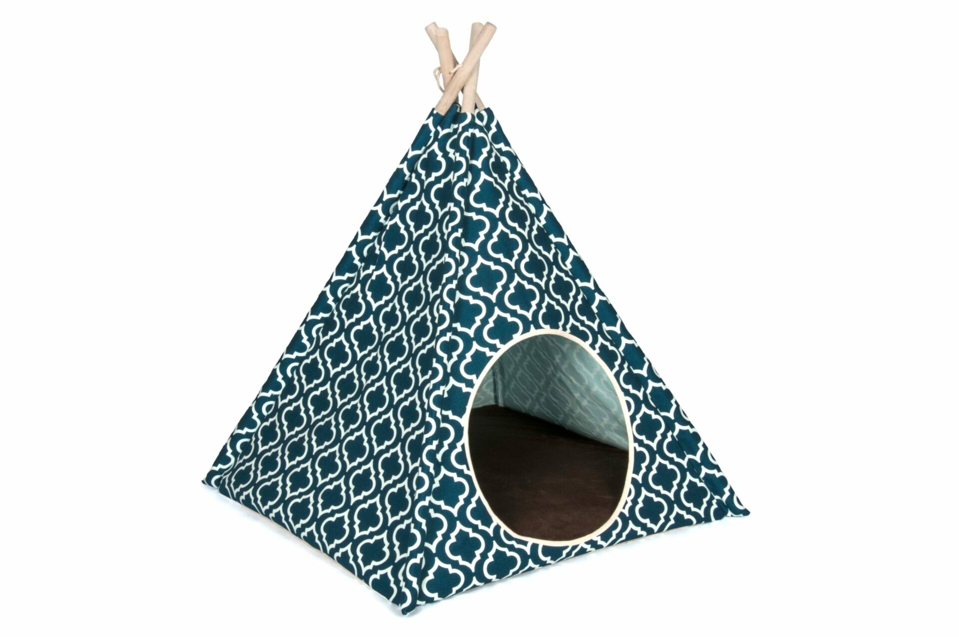 Moroccan Navy Blue Pet Teepee - Image 2