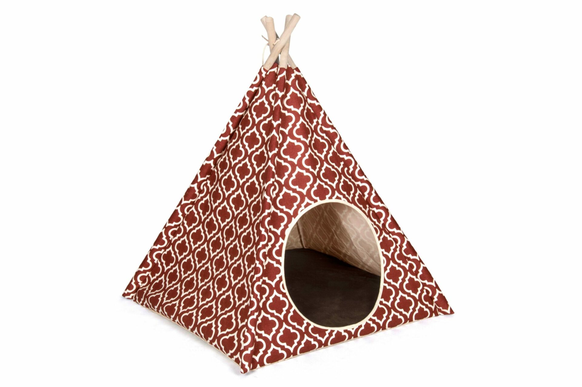 Moroccan Marsala Pet Teepee - Image 2