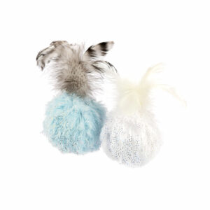 Feline Frenzy Holiday Balls of Furry Cat Toy