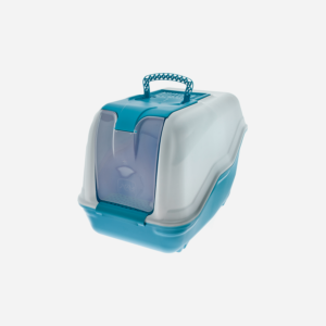 Blue Netta Cat Litter Box with Filter