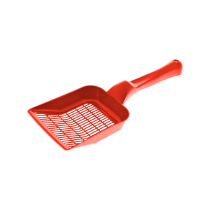 Red Litter Scoop