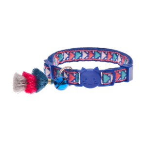 Royal Blue Bohemian Cat Collar