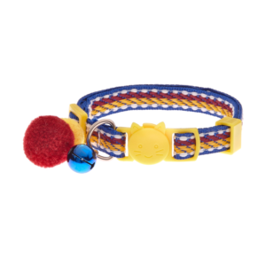 Sunshine Yellow Snowball Cat Collar