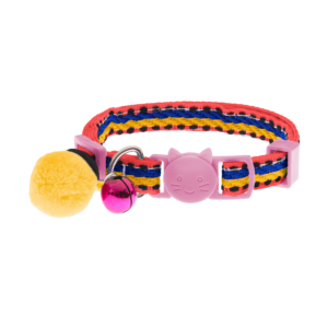 Lemonade Pink Snowball Cat Collar