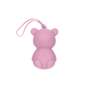 Teddy Bag Dispenser - Pink