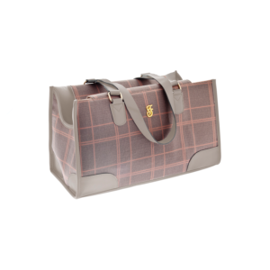 Pink Grey Mokka Bag