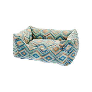 Blue Rectangle Pedro Pet Bed