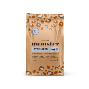 Grain Free Sterilized Turkey & Chicken Cat Dry Food