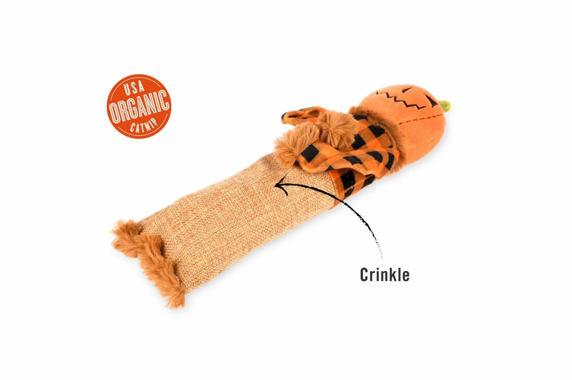 Feline Frenzy Halloween Kicker Scaredy Crow Cat Toy - Image 2