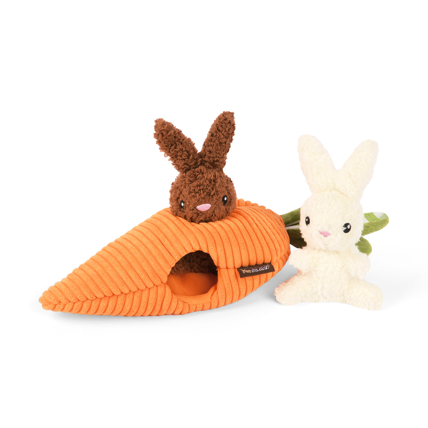 P.L.A.Y. Hippity Hoppity Bunnies Burrow Easter Dog Toy