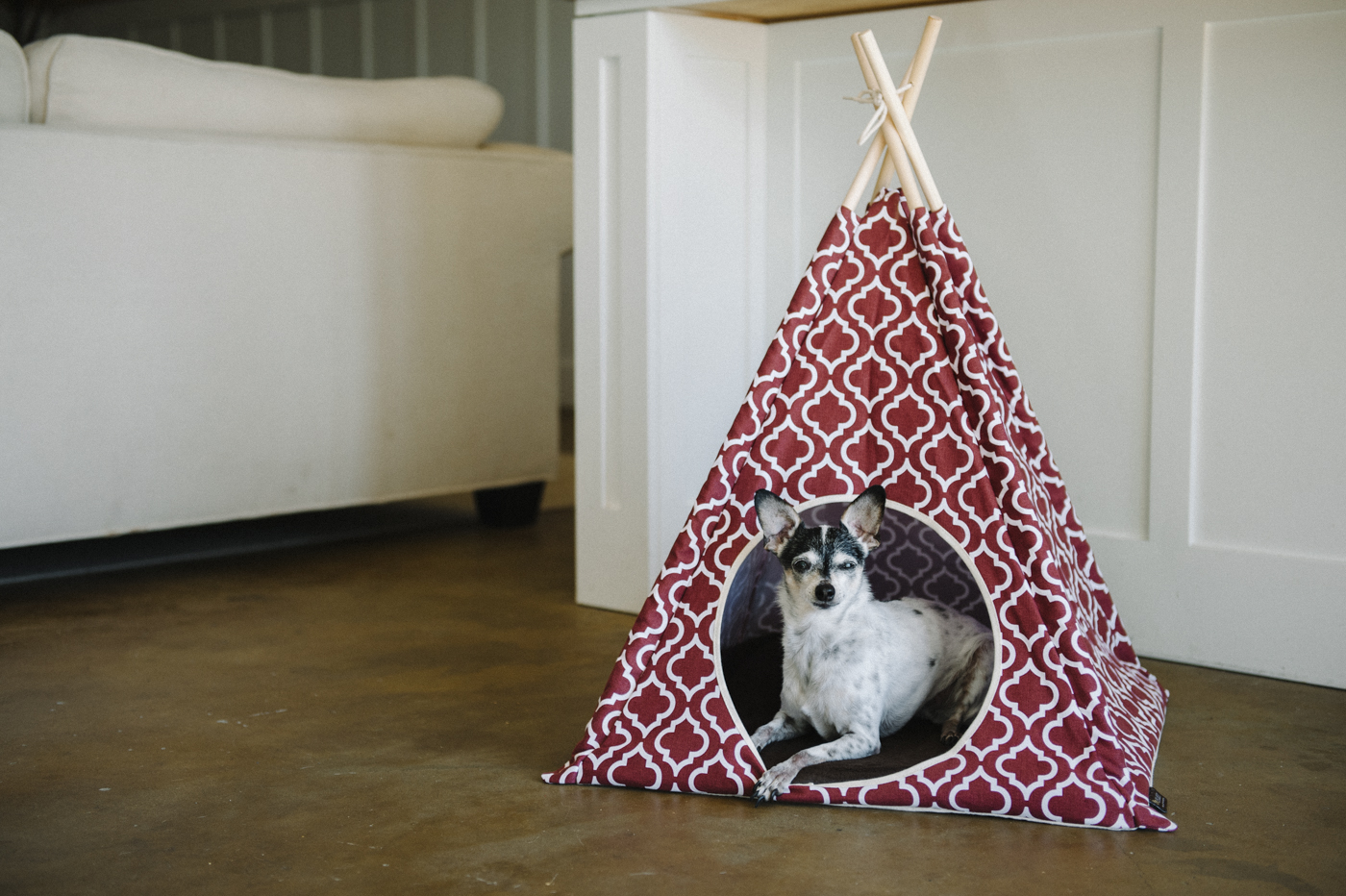 Moroccan Marsala Pet Teepee - Image 3