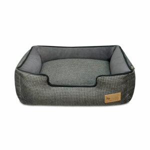 Shadow Grey Houndstooth Lounge Bed