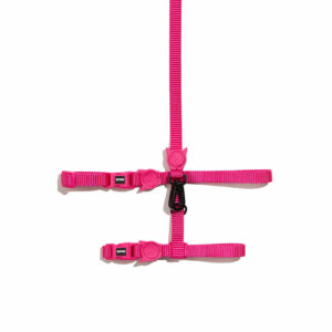 Pink LED Cat Harness with Leash