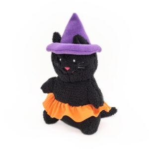 ZippyPaws Dog Toy Halloween Cheeky Chumz Witch Cat ZP785