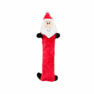 ZippyPaws Dog Toys Holiday Jigglerz® Santa Dog Toy