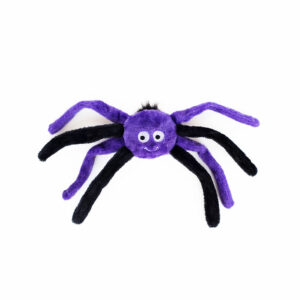 ZippyPaws Halloween Spiderz Small Purple Dog Toy