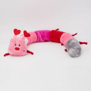 Valentine's Caterpillar - Deluxe with 7 Squeakers