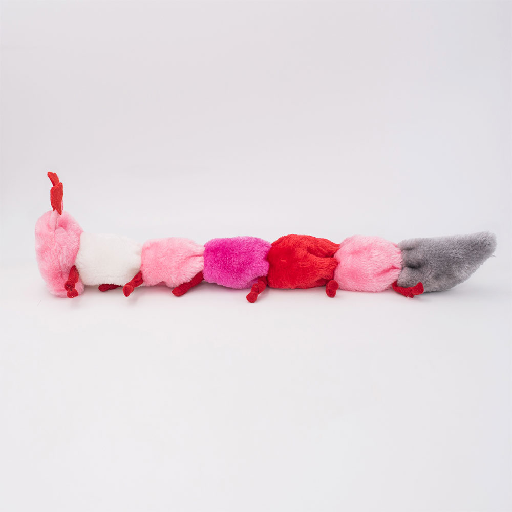Valentine's Caterpillar - Large with 7 Squeakers - Image 2