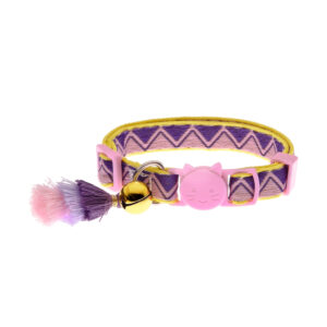 Bohemian Cat Collar - Pink