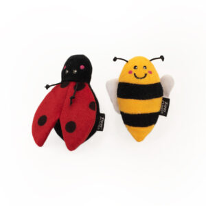 Ladybug and Bee 2-Pack Cat Toy