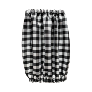 Black and White Handmade Waterproof Soft Snood with Flannel Cotton