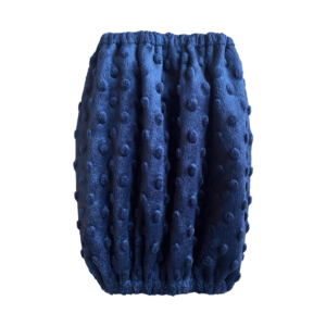 Handmade Blue Minky Soft Snood For Dogs with Long Ears