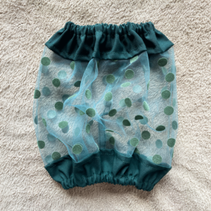 Handmade Breathable Snood Dark Green for dogs