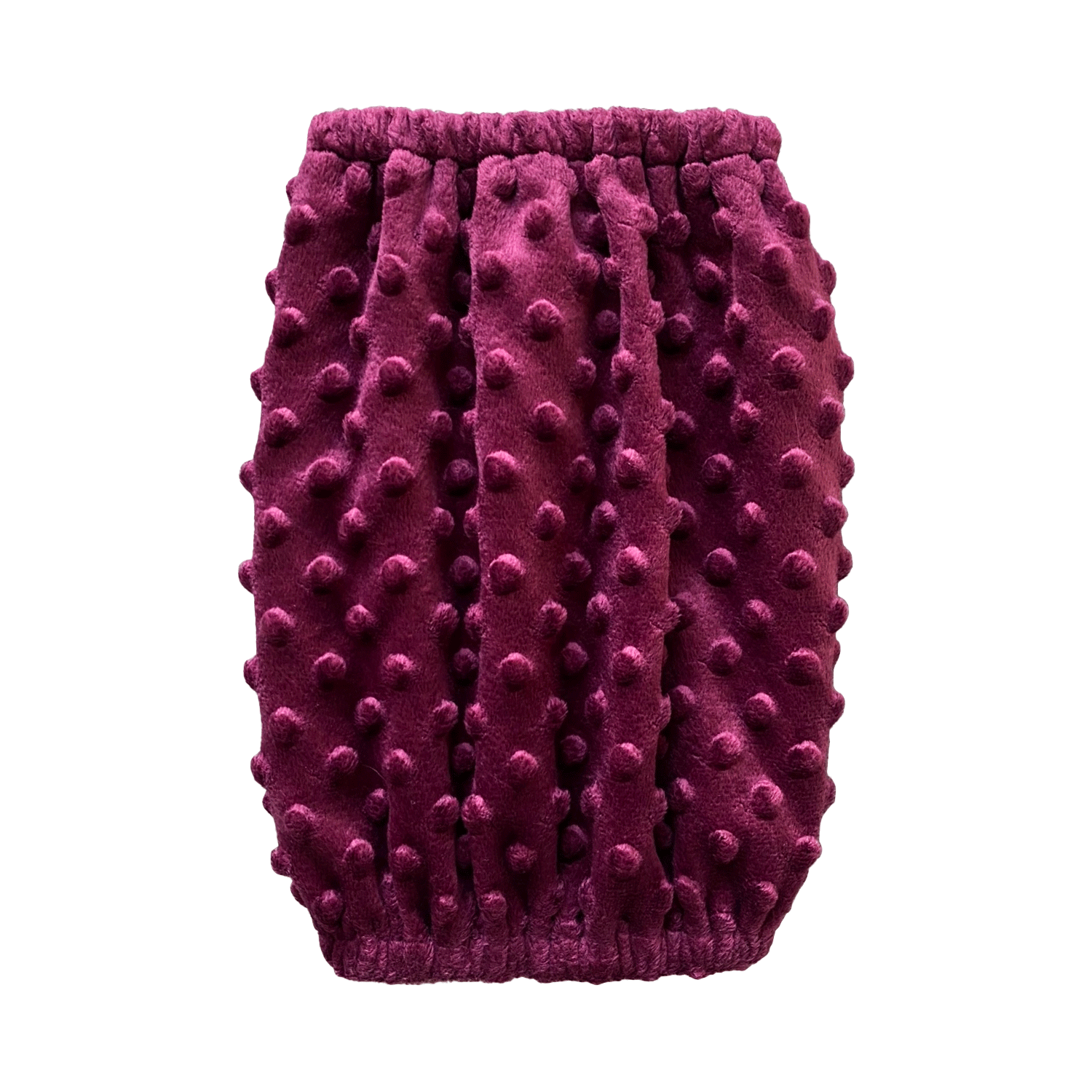 Handmade Pink Minky Soft Snood For Dogs with Long Ears