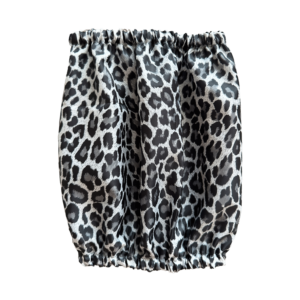 Lightweight Leopard Snood for dogs with long ears