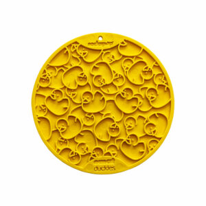 Duckies Design eMat Enrichment Lick Mat with Suction Cups