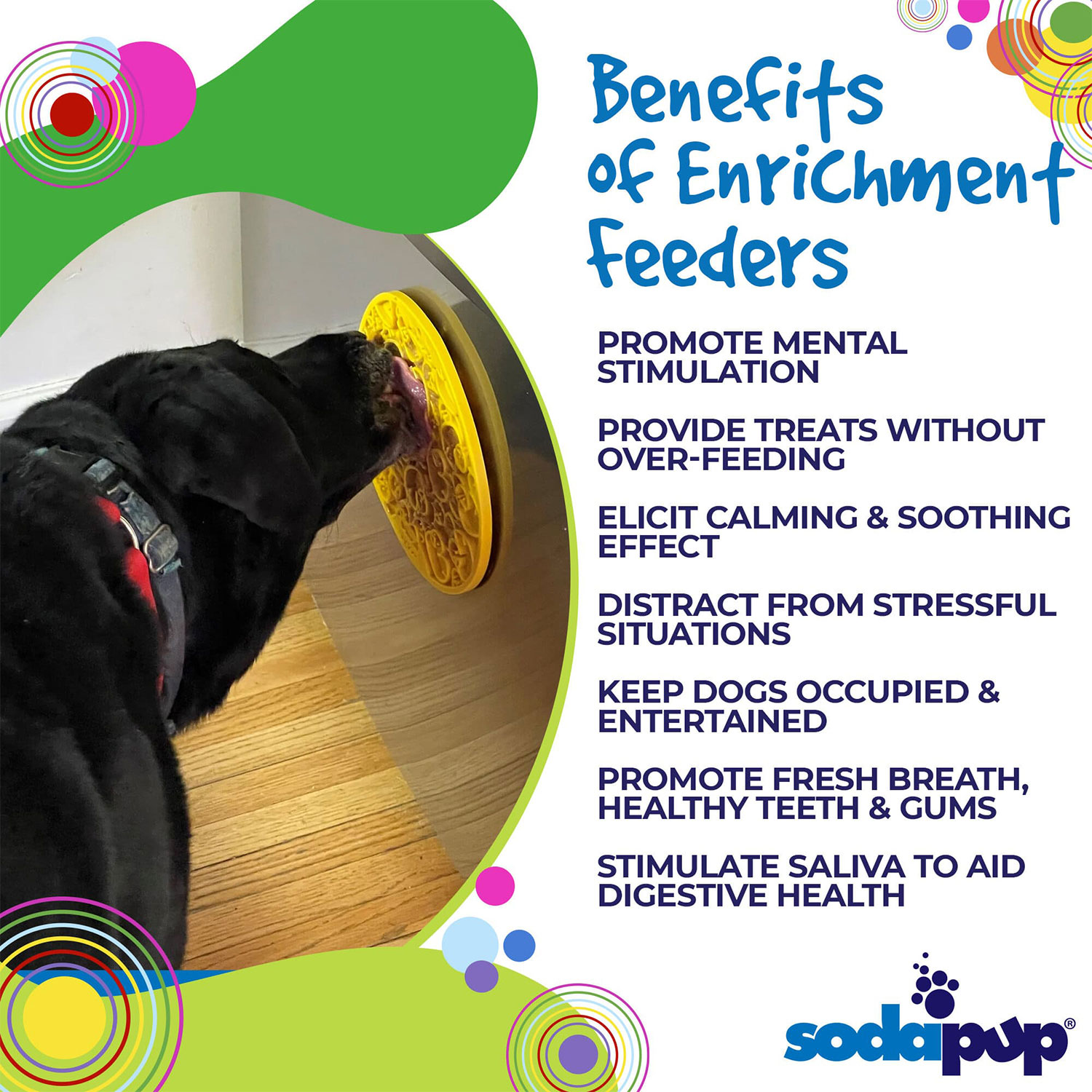 Duckies Design eMat Enrichment Lick Mat with Suction Cups - Image 4