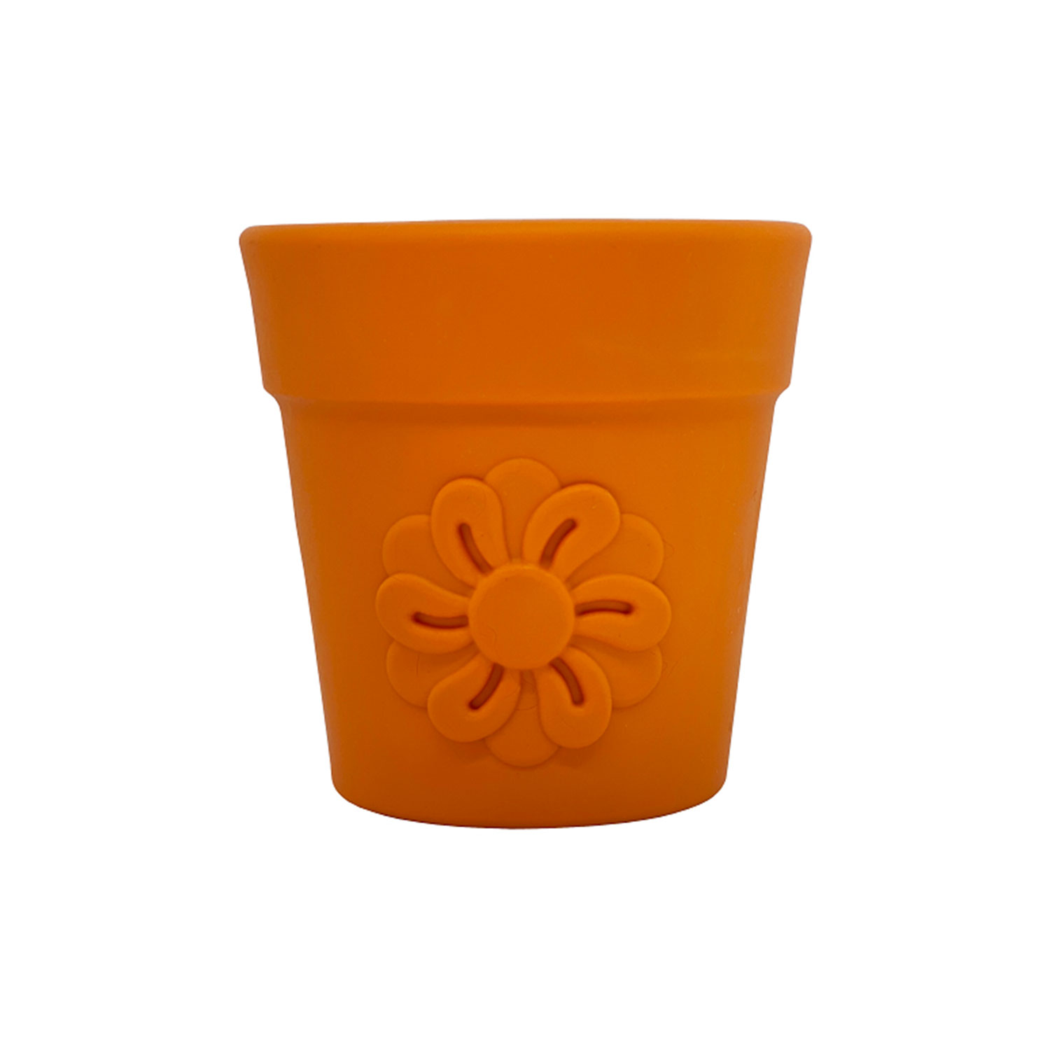Flower Pot Durable PUP-X Rubber Treat Dispenser & Enrichment Toy - Image 3