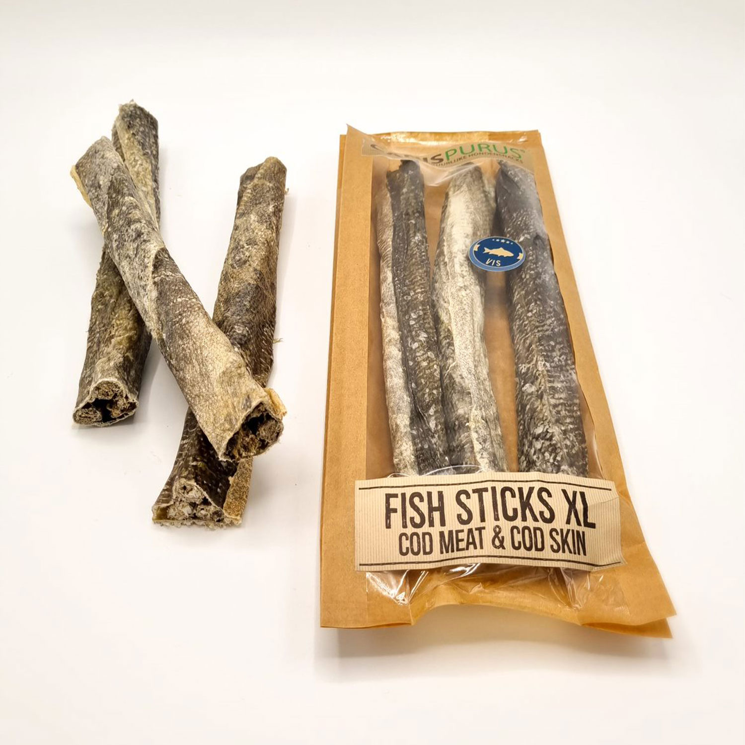 Fish Wraps XL - Cod fillet wrapped in Cod Skin