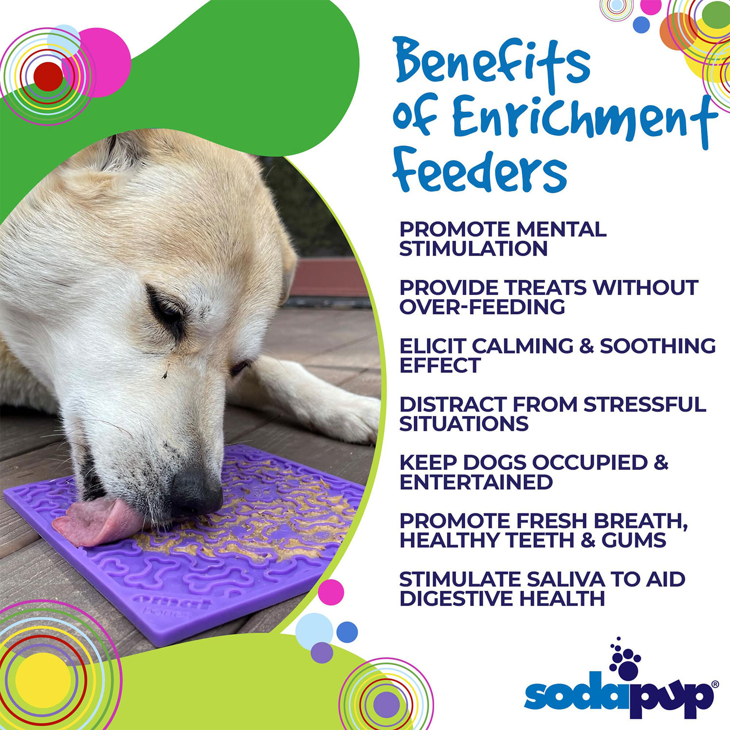 Bones Design eMat Enrichment Lick Mat - Image 4