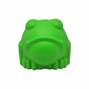Bull Frog Durable Rubber Dog Chew Toy & Treat Dispenser