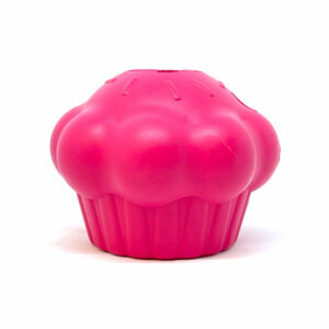 Cupcake Durable Rubber Chew Toy & Treat Dispenser
