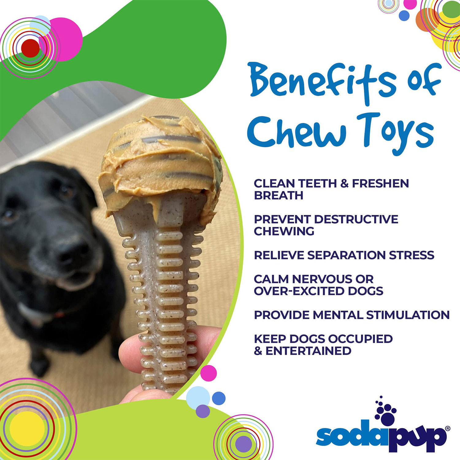 Honey Bone Dental Tower Ultra Durable Nylon Dog Chew Toy - Image 4