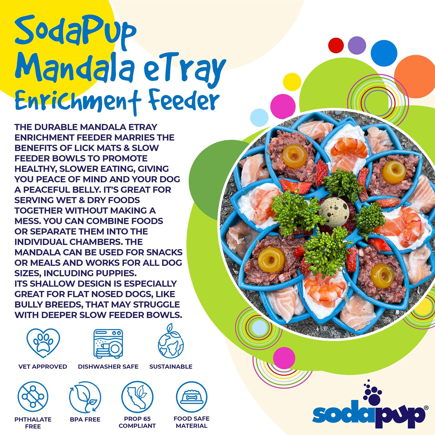Mandala Design eTray Enrichment Tray for Dogs - Image 7