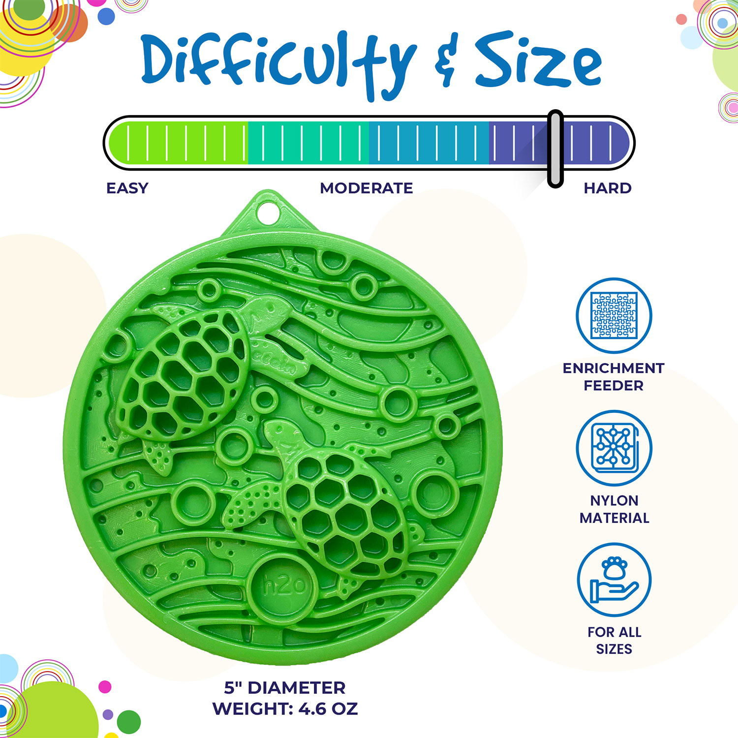 Water Nylon eCoin Durable Enrichment Snacking Coin - Image 2