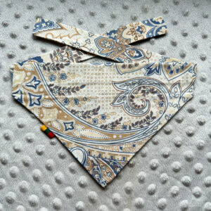 Ugne Winner Cream and Blue Dog Bandana Pet Accessories