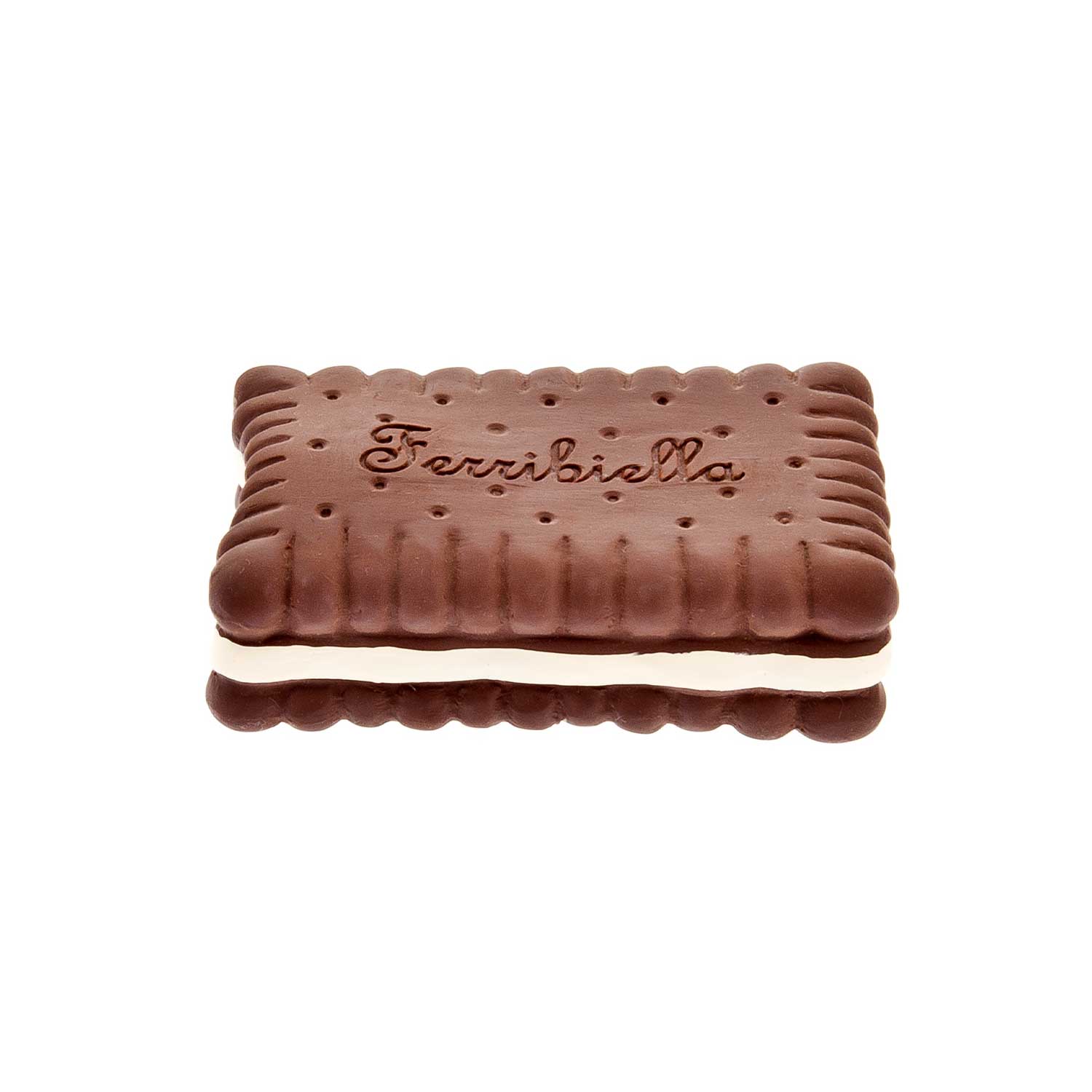 Ferribiella Biscuits Latex Dog Toy Brown TP923