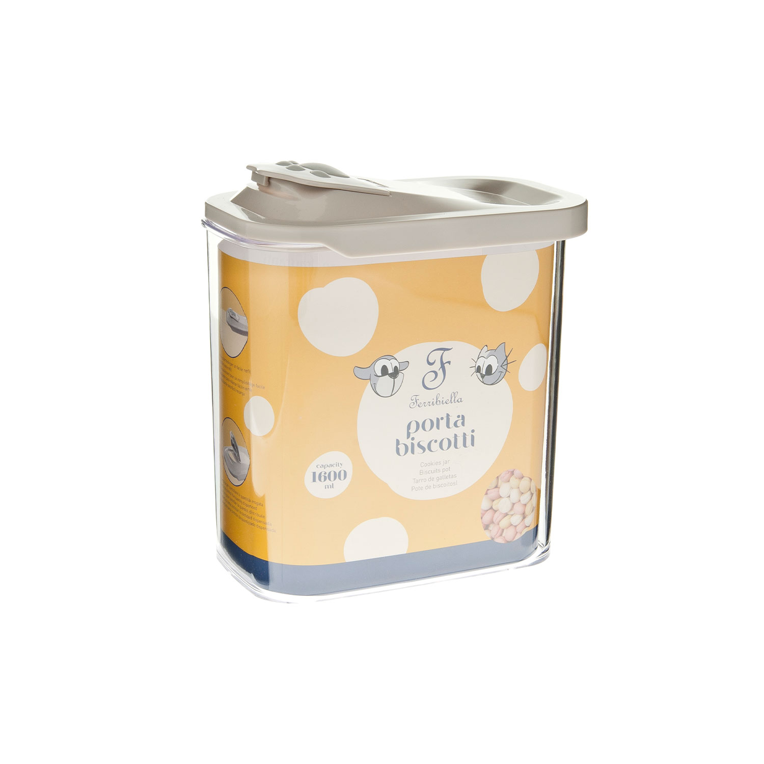 Ferribiella Cookies jar for dog and cats CIO249-TO