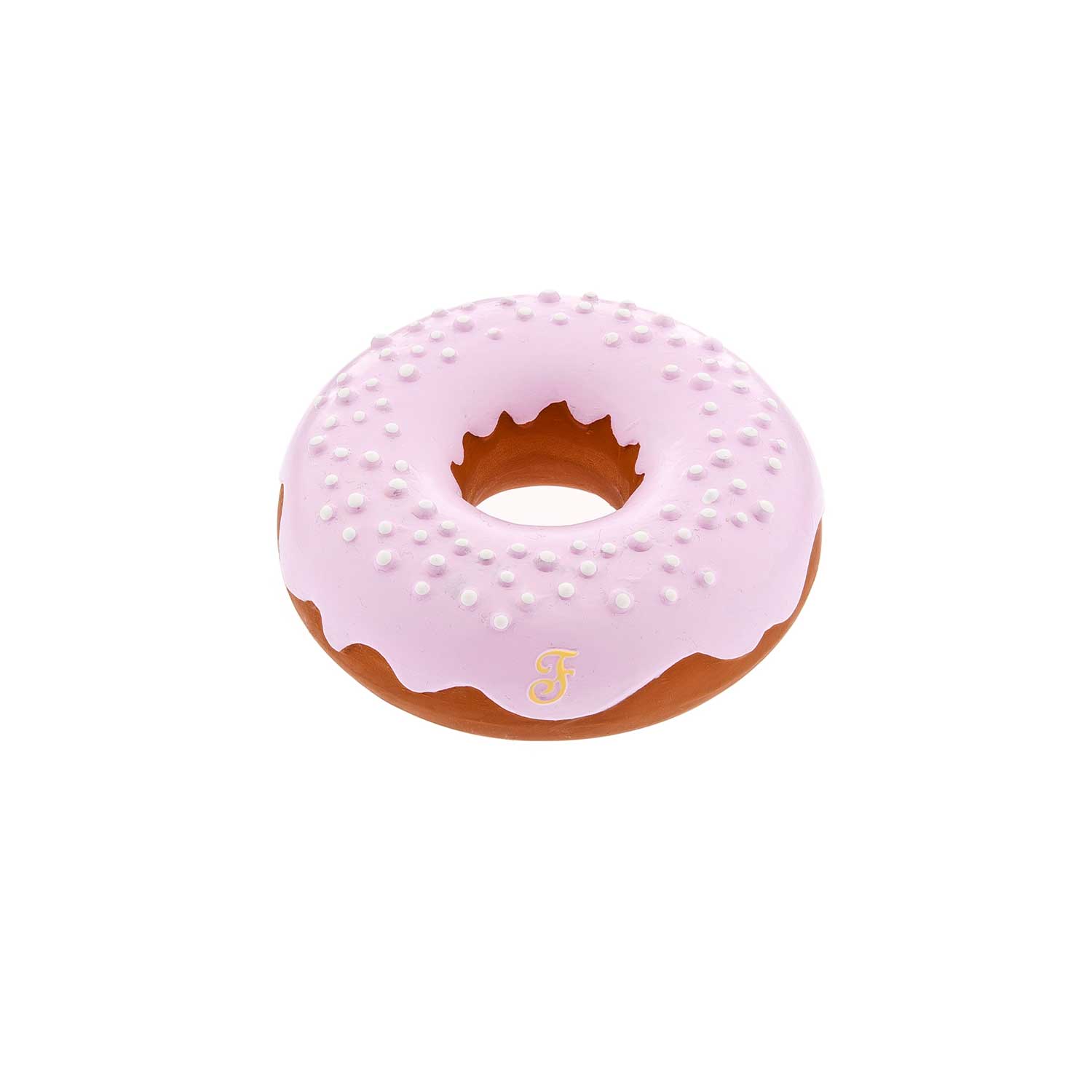 Ferribiella Donut Latex Dog Toy Pink TP921
