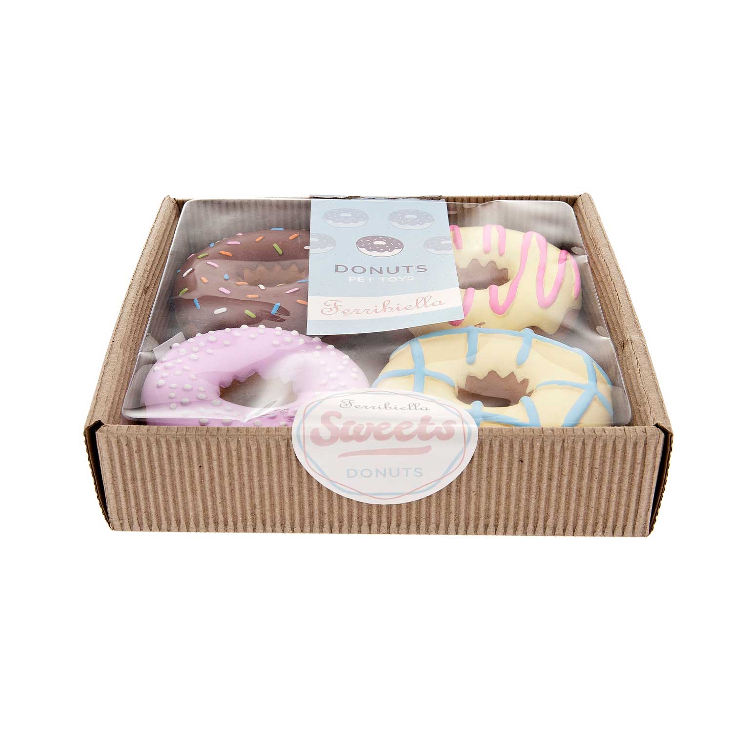 Ferribiella Donut Latex Dog Toy TP921