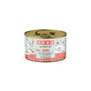 Grau Chicken with Carrot & Catnip Cat Wet Food Can 200g