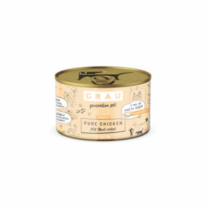 Grau Pure Chicken Monoprotein Wet Food Can for adult dogs 200g