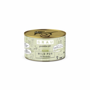 Grau Pure Game Monoprotein Wet Food Can for adult dogs 200g