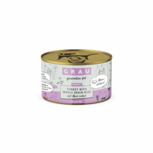 Grau Turkey with whole grain rice Dog Wet Food 200g
