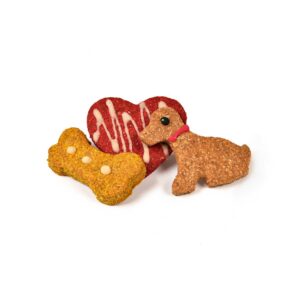 The Barking Bakery Heart, Dog, & Bone Cheesey Biscuits for Dogs